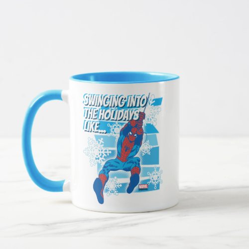 Marvel Classics  Spider_Man Snowflake Graphic Mug