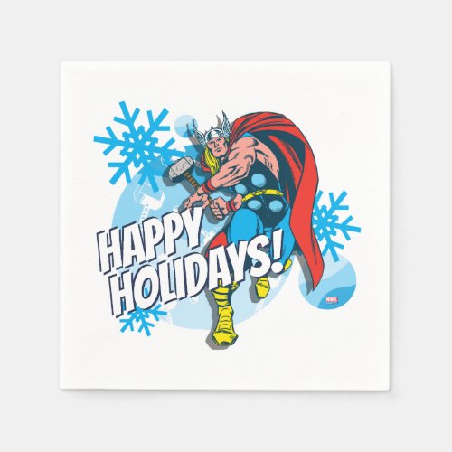 Marvel Classics  Thor Snowflake Graphic Napkins