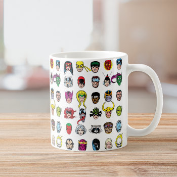 Marvel Comic Characters Pattern Coffee Mug by marvelclassics at Zazzle