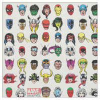 Marvel Comic Characters Pattern Fabric