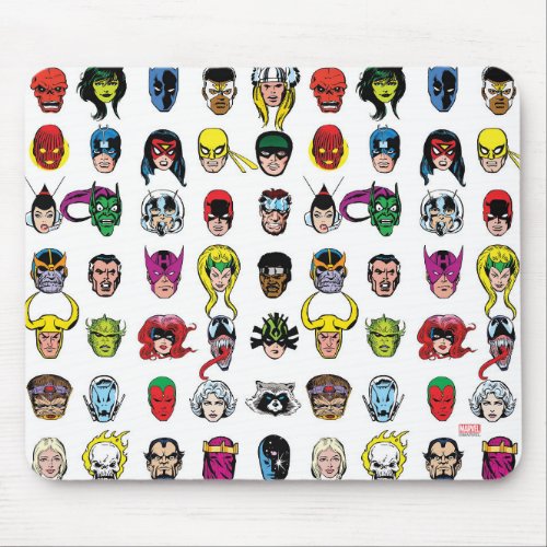 Marvel Comic Characters Pattern Mouse Pad