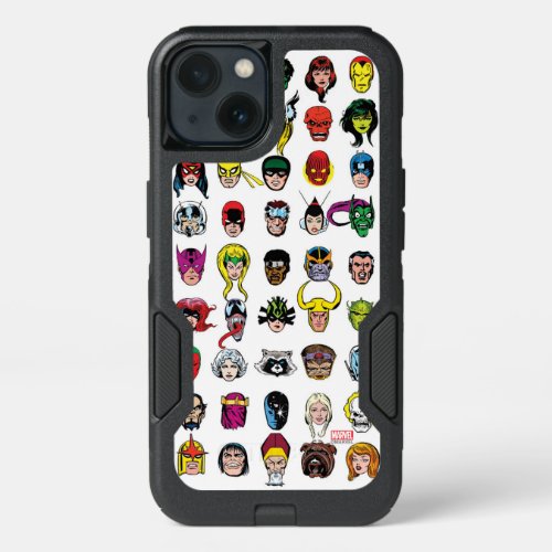 Marvel Comic Characters Pattern iPhone 13 Case