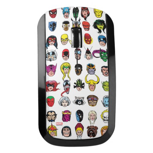 Marvel Comic Characters Pattern Wireless Mouse
