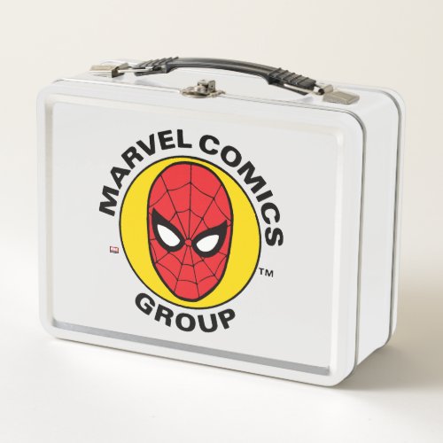 Marvel Comics Group Spider_Man Logo Metal Lunch Box