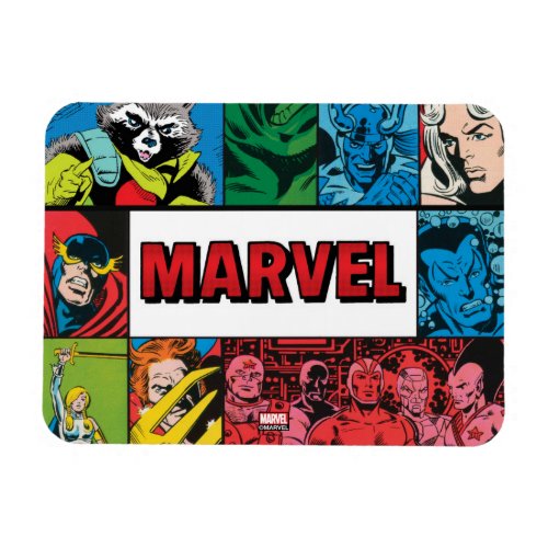 Marvel Comics Hero Collage Magnet