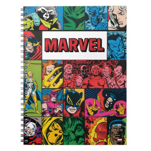 Marvel Comics Hero Collage Notebook