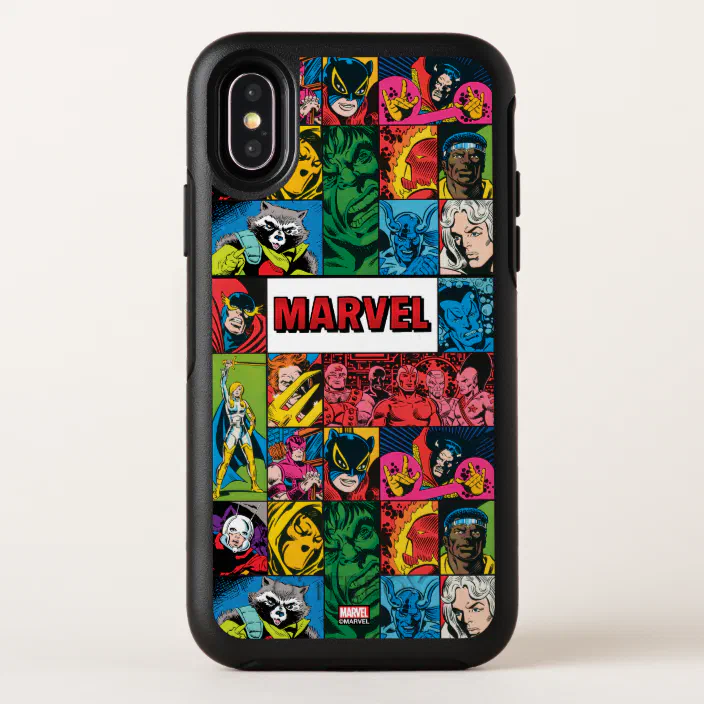 Marvel Comics Hero Collage Otterbox Iphone Case Zazzle Com