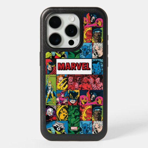 Marvel Comics Hero Collage iPhone 15 Pro Case