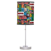 Marvel Comics Hero Collage Table Lamp Marvel Comics Hero Collage Table Lamp