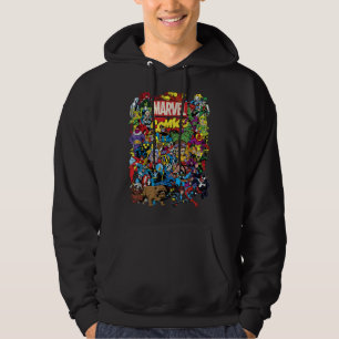 Marvel Comics Heroes Group Shot Graphic T-Shirt T- Hoodie