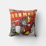 marvel comics  iron man Throw Pillow