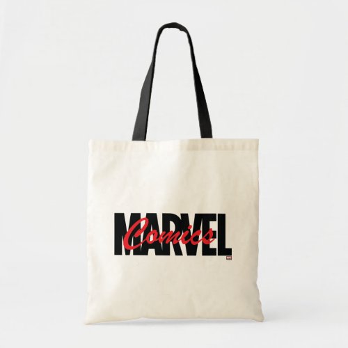 Marvel Comics Overlapped Cursive Logo Tote Bag
