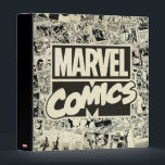 Marvel Comics Pages Pattern 3 Ring Binder<br><div class="desc">This retro Marvel Comics pattern features the vintage Marvel Comics logo on top of various black and white comic book pages,  featuring Captain America,  Spider-Man,  Iron Man,  Daredevil,  Luke Cage,  and Iron Fist.</div>