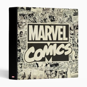 Marvel Comics Pages Pattern 3 Ring Binder by marvelclassics at Zazzle