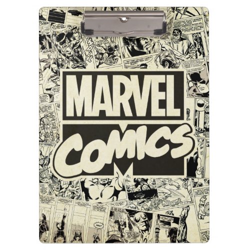 Marvel Comics Pages Pattern Clipboard