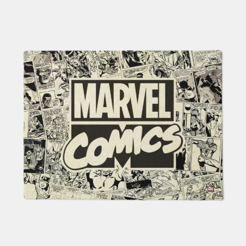Marvel Comics Pages Pattern Doormat