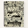 Marvel Comics Pages Pattern Drawing Notebook