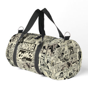 Marvel Comics Pages Pattern Duffle Bag