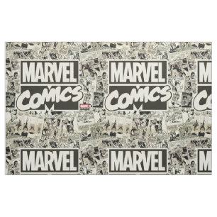 Marvel Comics Pages Pattern Fabric