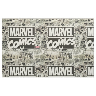 Marvel Comics Pages Pattern Fabric