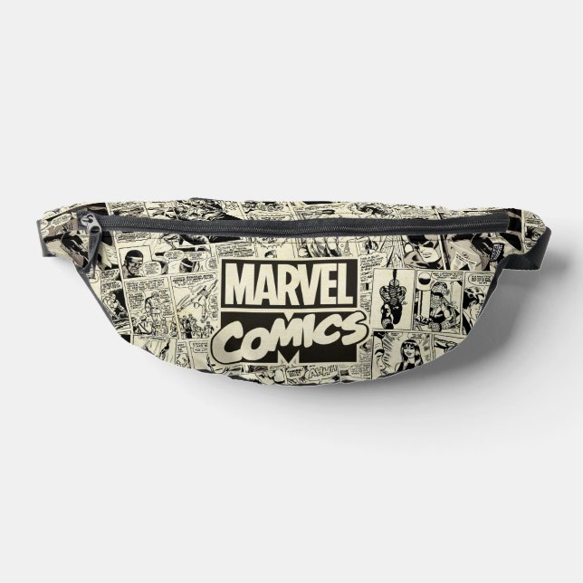 Marvel Comics Pages Pattern Fanny Pack (Lay Down)