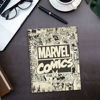 Marvel Comics Pages Pattern Notebook