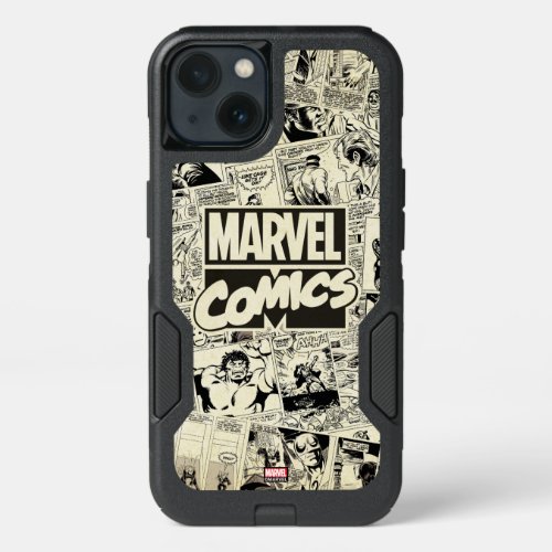 Marvel Comics Pages Pattern iPhone 13 Case