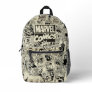 Marvel Comics Pages Pattern Printed Backpack