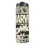 Marvel Comics Pages Pattern Thermal Tumbler