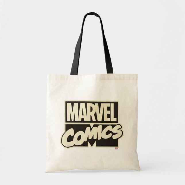 Marvel Comics Pages Pattern Tote Bag (Front)