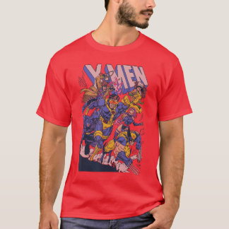 Marvel Comics Retro Classic XMen Readyo Fight Grou T-Shirt