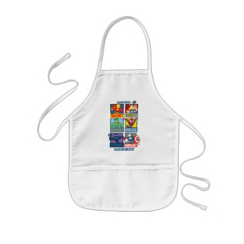 Marvel  Dad You Are My Hero Kids Apron