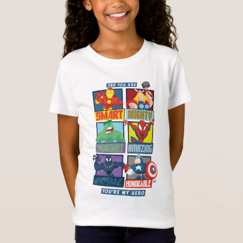 Marvel  Dad You Are My Hero T_Shirt