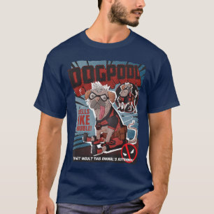 Marvel Deadpool Wolverine Dogpool Doodle Comic Boo T-Shirt