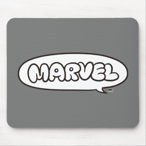 Marvel Doodle Speech Bubble Logo Mouse Pad