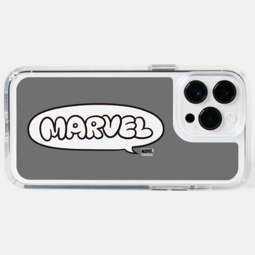 Marvel Doodle Speech Bubble Logo Speck iPhone 14 Pro Max Case