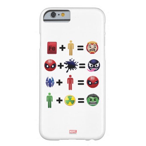 Marvel Emoji Character Equations Barely There iPhone 6 Case