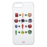 Marvel Emoji Character Equations Iphone 8/7 Case at Zazzle