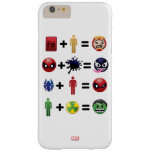 Marvel Emoji Character Equations Barely There Iphone 6 Plus Case at Zazzle