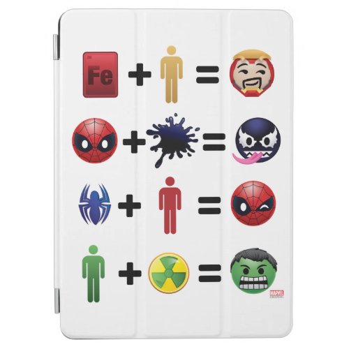 Marvel Emoji Character Equations iPad Air Cover