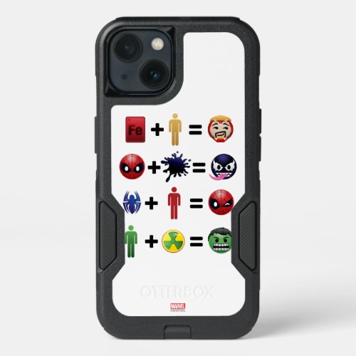 Marvel Emoji Character Equations iPhone 13 Case