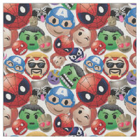 Marvel Emoji Characters Toss Pattern Fabric
