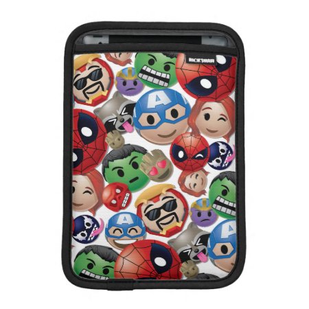 Marvel Emoji Characters Toss Pattern Sleeve For Ipad Mini