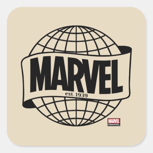 Marvel Est 1939 Atlas Logo Square Sticker