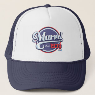 Marvel Est. 1939 Retro Varsity Logo Trucker Hat