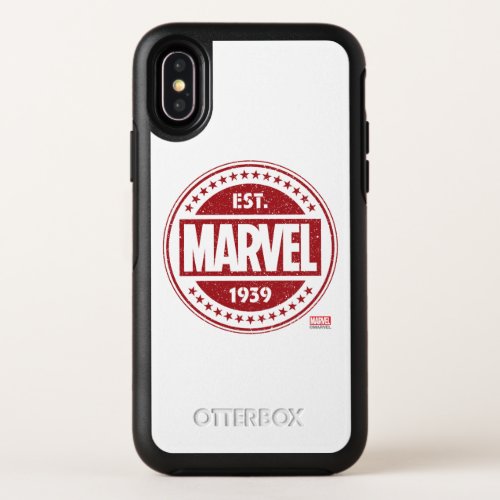 Marvel Est 1939 Star Emblem OtterBox Symmetry iPhone X Case