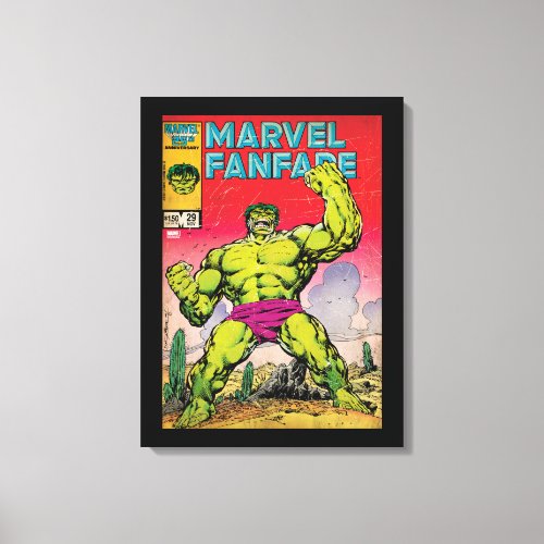 Marvel Fanfare Hulk Comic 29 Canvas Print