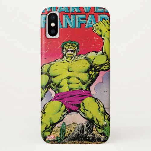 Marvel Fanfare Hulk Comic 29 iPhone X Case