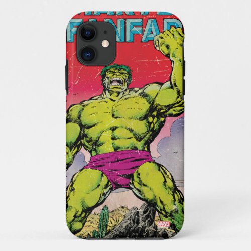 Marvel Fanfare Hulk Comic 29 iPhone 11 Case