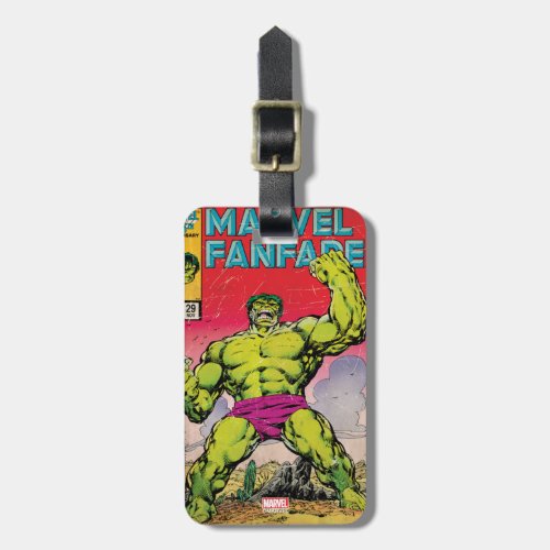 Marvel Fanfare Hulk Comic 29 Luggage Tag